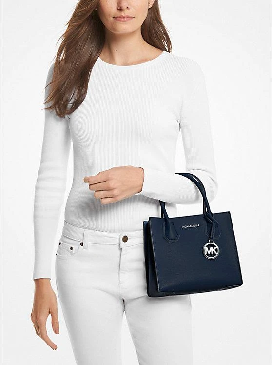商品Michael Kors|Mercer Medium Pebbled Leather Crossbody Bag,价格¥664,第3张图片详细描述