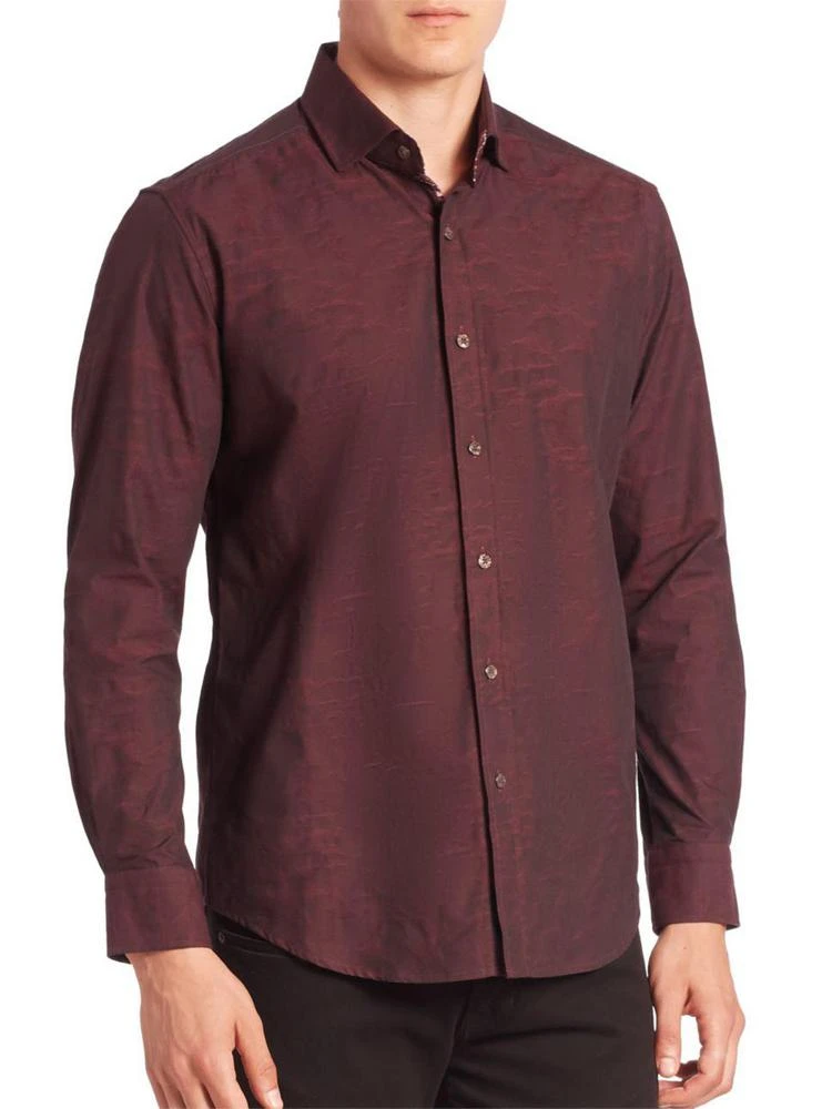 商品Robert Graham|Weylin Textured Button-Down Shirt,价格¥550,第1张图片