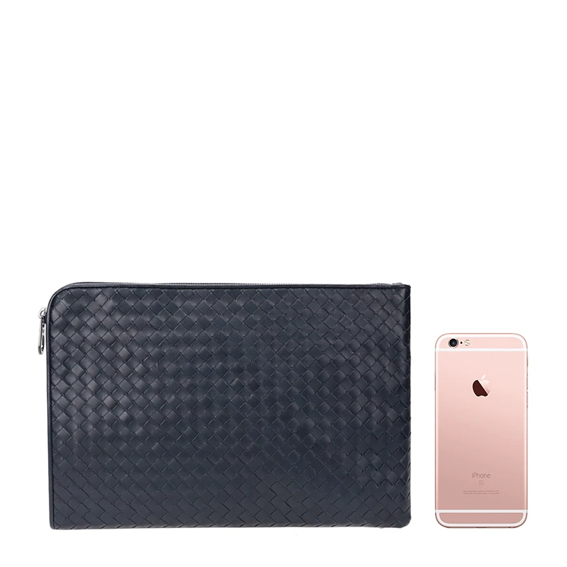Bottega Veneta 葆蝶家 男士羊皮蓝色编织手拿包 224052-V4651-4013 商品