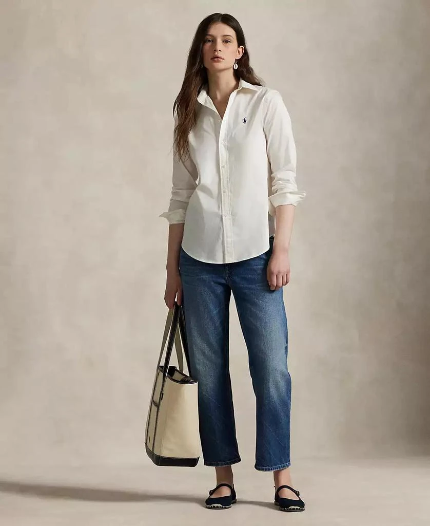 商品Ralph Lauren|Women's Classic-Fit Cotton Twill Shirt,价格¥947,第4张图片详细描述
