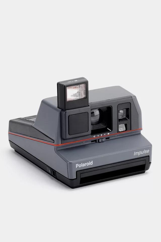 商品Polaroid|Polaroid Grey Impulse Vintage 600 Instant Camera Refurbished by Retrospekt,价格¥1034,第1张图片