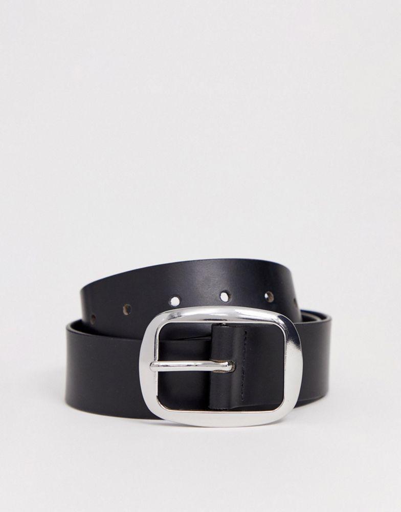 商品ASOS|ASOS DESIGN leather jeans belt,价格¥125,第1张图片