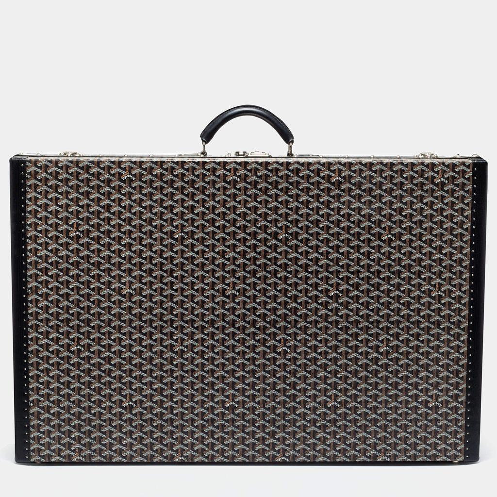 Goyard Black Goyardine Canvas And Leather Hotel 80 Grand Trunk Case商品第4张图片规格展示