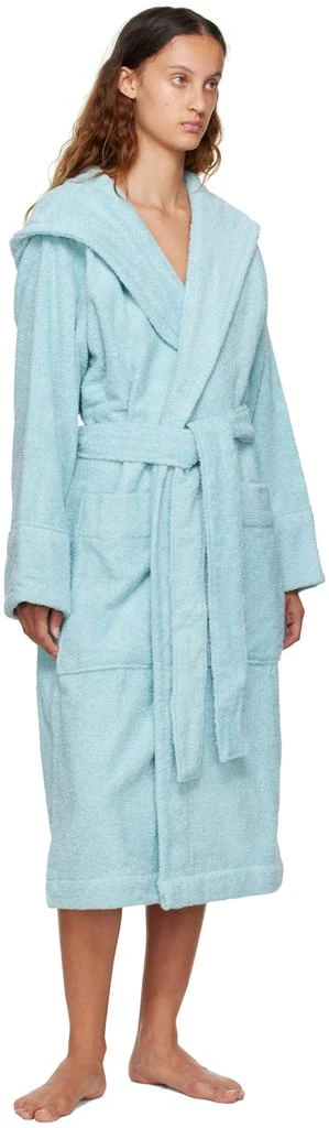 商品Tekla|Blue Hooded Robe,价格¥786,第4张图片详细描述
