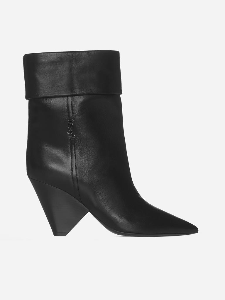 商品Yves Saint Laurent|Niki leather ankle boots,价格¥7913,第1张图片