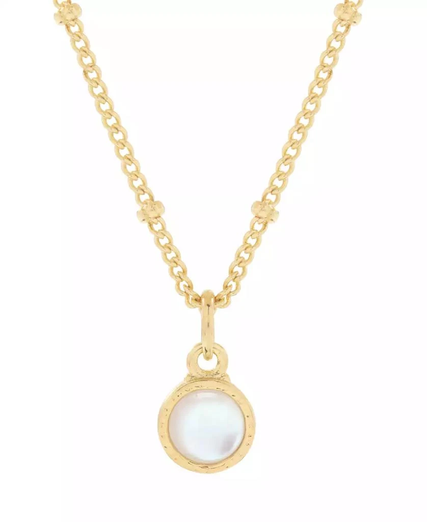 商品brook & york|Lane 14K Gold Plated Pendant Necklace,价格¥849,第2张图片详细描述