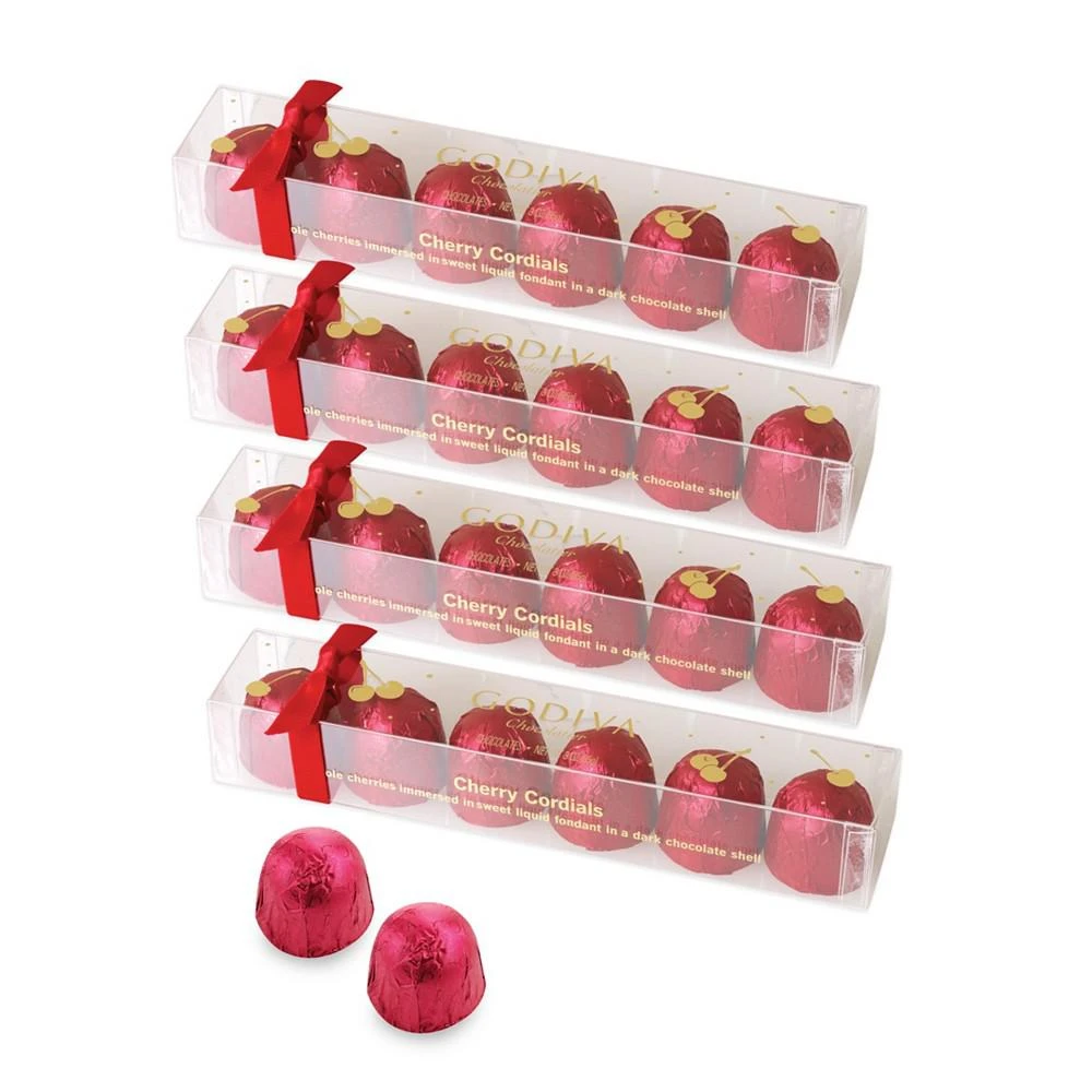 商品Godiva|6 Pieces Cherry Cordials, Set of 4,价格¥331,第1张图片