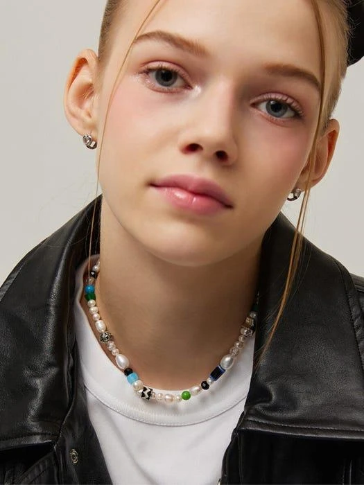 商品VVV|Paradise Mix Pearl Beads Necklace,价格¥673,第3张图片详细描述