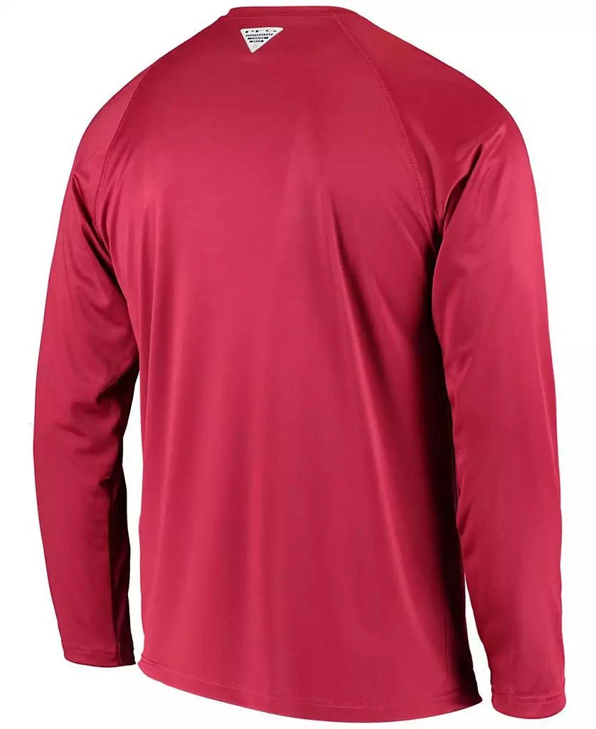 商品Columbia|Men's PFG Garnet South Carolina Gamecocks Terminal Tackle Omni-Shade Long Sleeve T-shirt,价格¥344,第4张图片详细描述