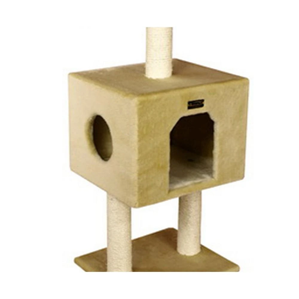 商品Macy's|Real Wood Cat Tree With Condo And Scratch Post,价格¥821,第4张图片详细描述