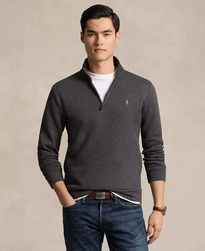 商品Ralph Lauren|Men's Double-Knit Mesh Quarter-Zip Pullover,价格¥790,第1张图片详细描述