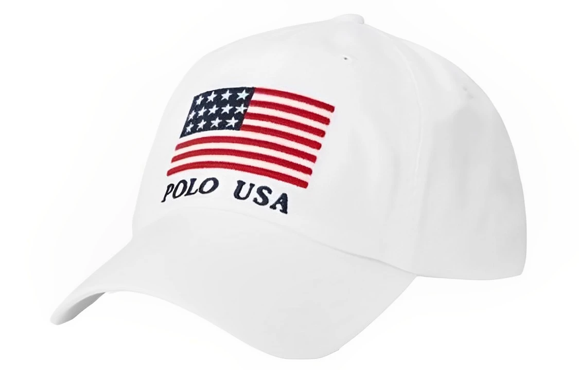 商品[国内直发] Ralph Lauren|拉夫劳伦 纯色休闲 鸭舌帽 男女同款 白色,价格¥700,第1张图片