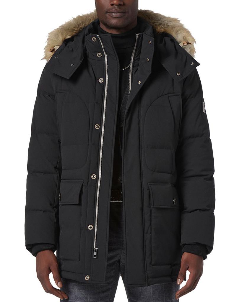 商品Andrew Marc|Olmstead Hooded Faux Fur Coat,价格¥3542,第1张图片