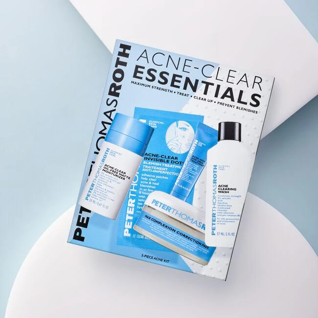 商品Peter Thomas Roth|Acne-Clear Essentials 5-Piece Acne Kit,价格¥187,第1张图片