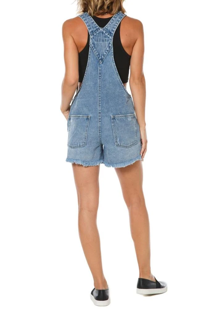 商品Juicy Couture|Distressed Denim Overalls,价格¥368,第2张图片详细描述