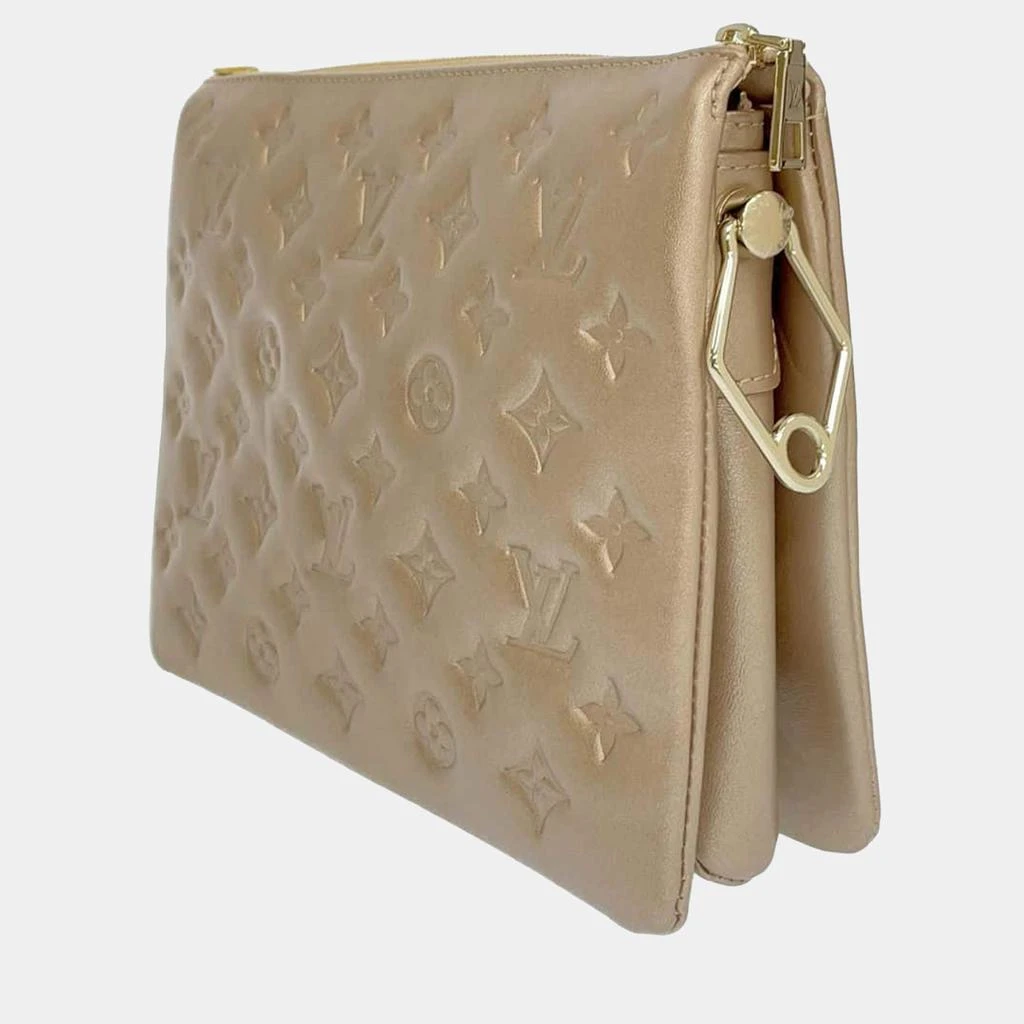 商品[二手商品] Louis Vuitton|Louis Vuitton Gold Monogram Embossed Leather Coussin PM Shoulder Bag,价格¥25307,第4张图片详细描述