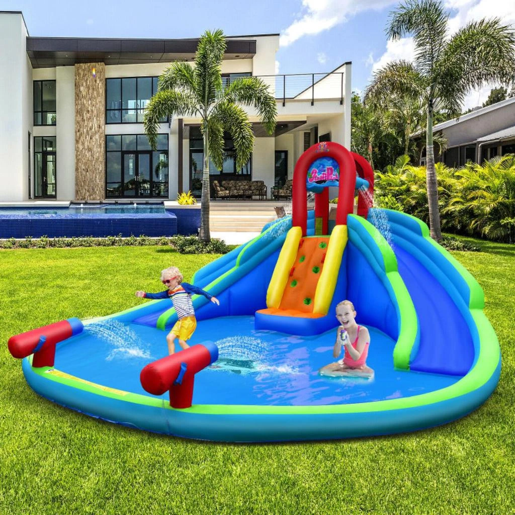 商品Hivvago|Inflatable Waterslide Bounce House with Upgraded Handrail without Blower,价格¥4936,第2张图片详细描述