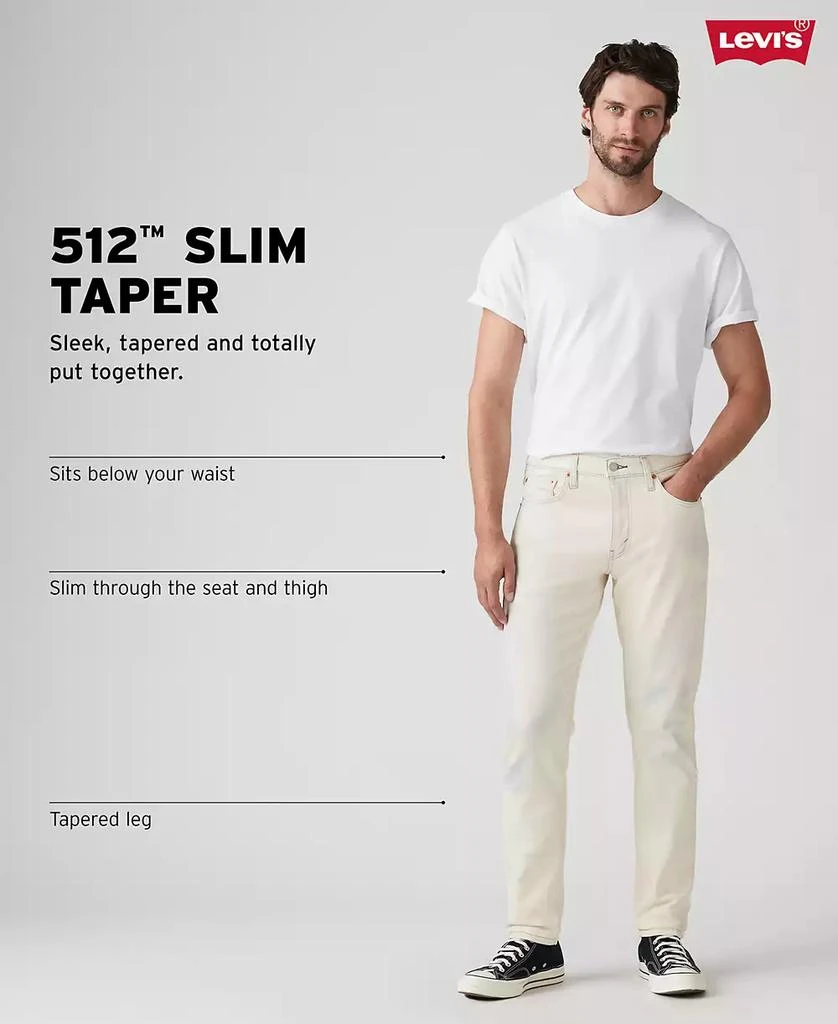 商品Levi's|Men's 512™ Slim Taper Eco Performance Jeans,价格¥360,第5张图片详细描述