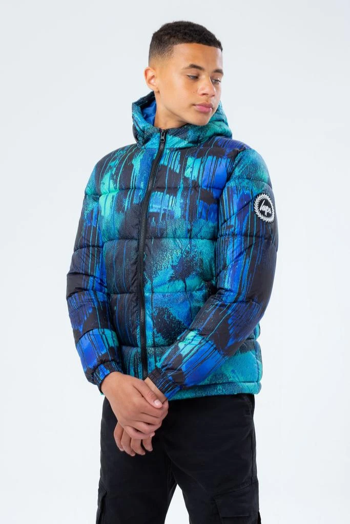 HYPE BLUE GRAFFITI BOYS PUFFER JACKET 商品