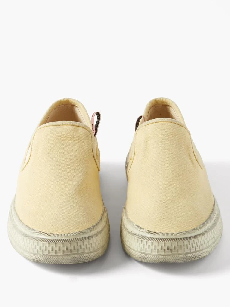 商品Acne Studios|Ballow slip-on cotton-canvas trainers,价格¥926,第5张图片详细描述