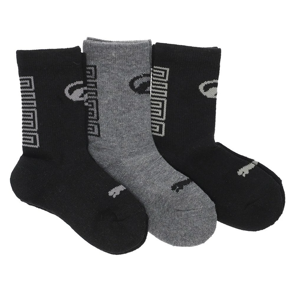 商品Puma|1/2 Terry 3-Pack Crew Socks (Little Kid-Big Kid),价格¥60,第1张图片