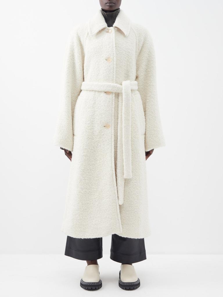 商品Acne Studios|Olaura belted bouclé coat,价格¥9070,第1张图片