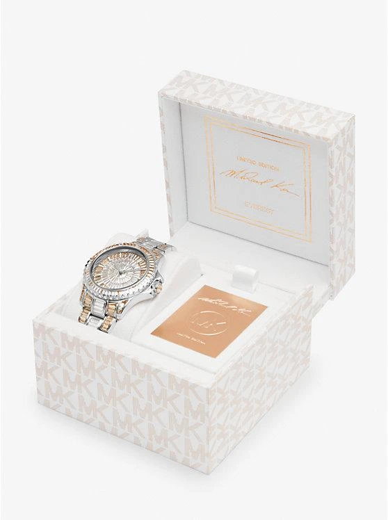Limited-Edition Oversized Everest Two-Tone Pavé Silver-Tone Watch 商品