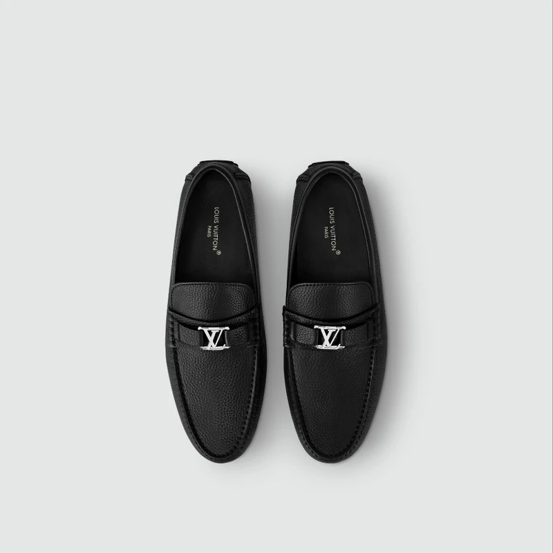 商品Louis Vuitton|【预售3-7天】LV/路易威登 男士黑色小牛皮乐福鞋,价格¥6142,第5张图片详细描述