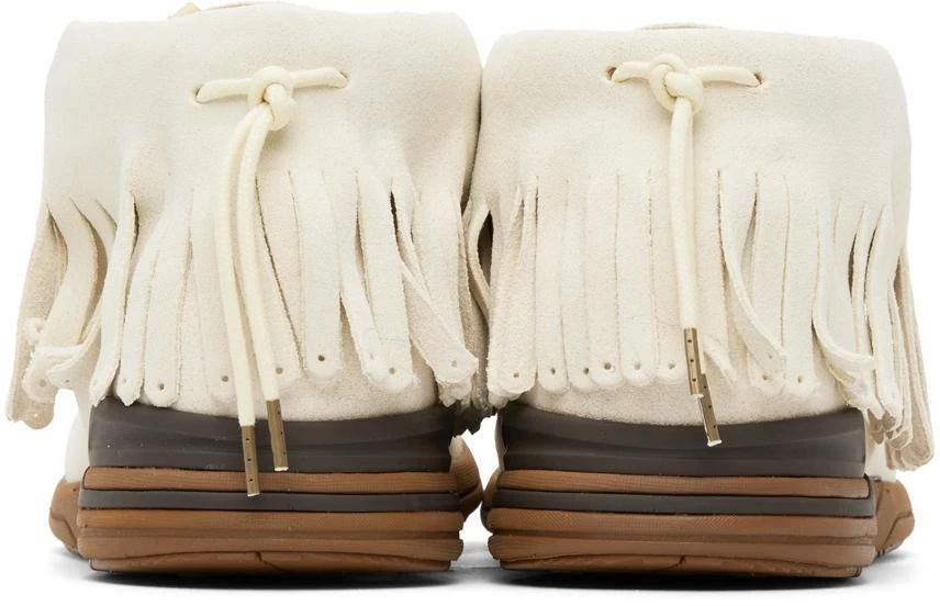 商品VisVim|Off-White Suede Fringed Sneakers,价格¥3269,第2张图片详细描述