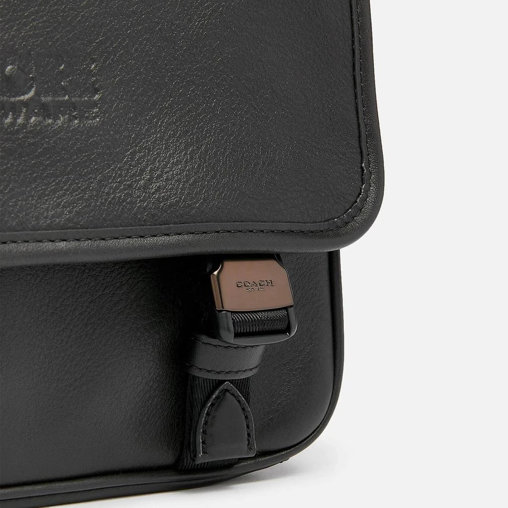 商品Coach|Coach Men's League Smooth Leather Messenger Bag - Black,价格¥2643,第4张图片详细描述