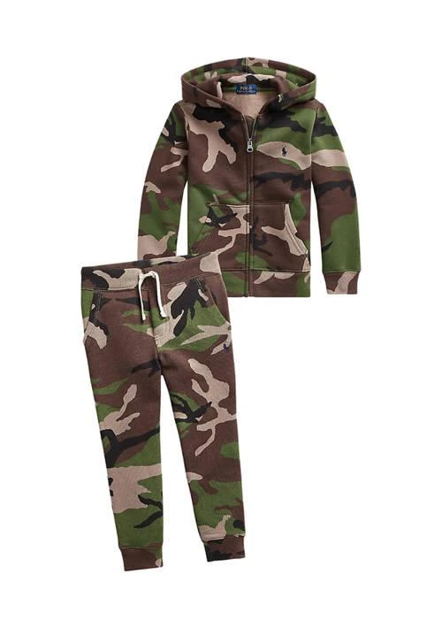 商品Ralph Lauren|Lauren Childrenswear Boys 4 7 Camo Fleece Full Zip Hoodie,价格¥157,第3张图片详细描述