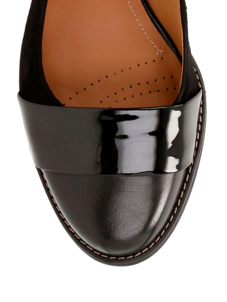 商品Clarks|Tarah Brae Leather and Suede Block Heel Pumps,价格¥752,第4张图片详细描述