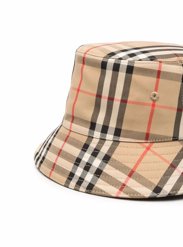 商品Burberry|Burberry Gabriel Vintage Check Cotton Bucket Hat Kids Boy,价格¥1471,第3张图片详细描述