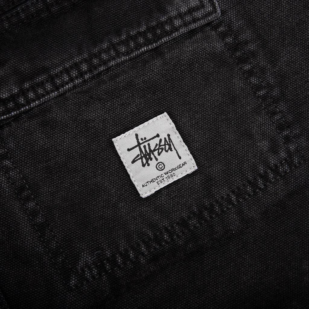 Stussy Washed Canvas Shop Jacket - Black商品第3张图片规格展示