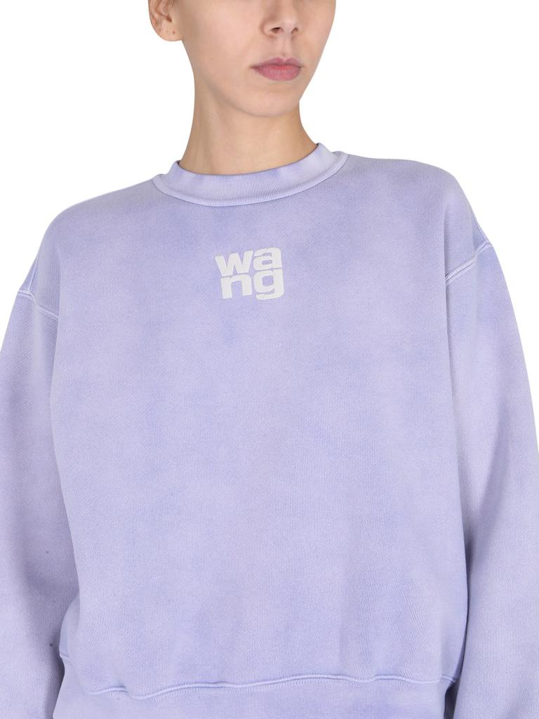 T by Alexander Wang Sweatshirt With Embossed Logo商品第4张图片规格展示