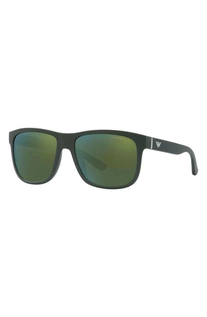 商品Armani Exchange|57mm Pillow Sunglasses,价格¥361,第2张图片详细描述