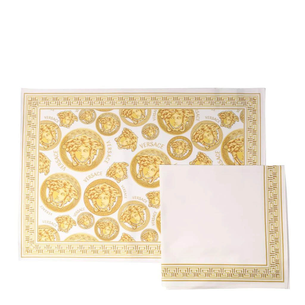 商品Versace|Versace Medusa Amplified Napkin And Placemat Set,价格¥2035,第1张图片