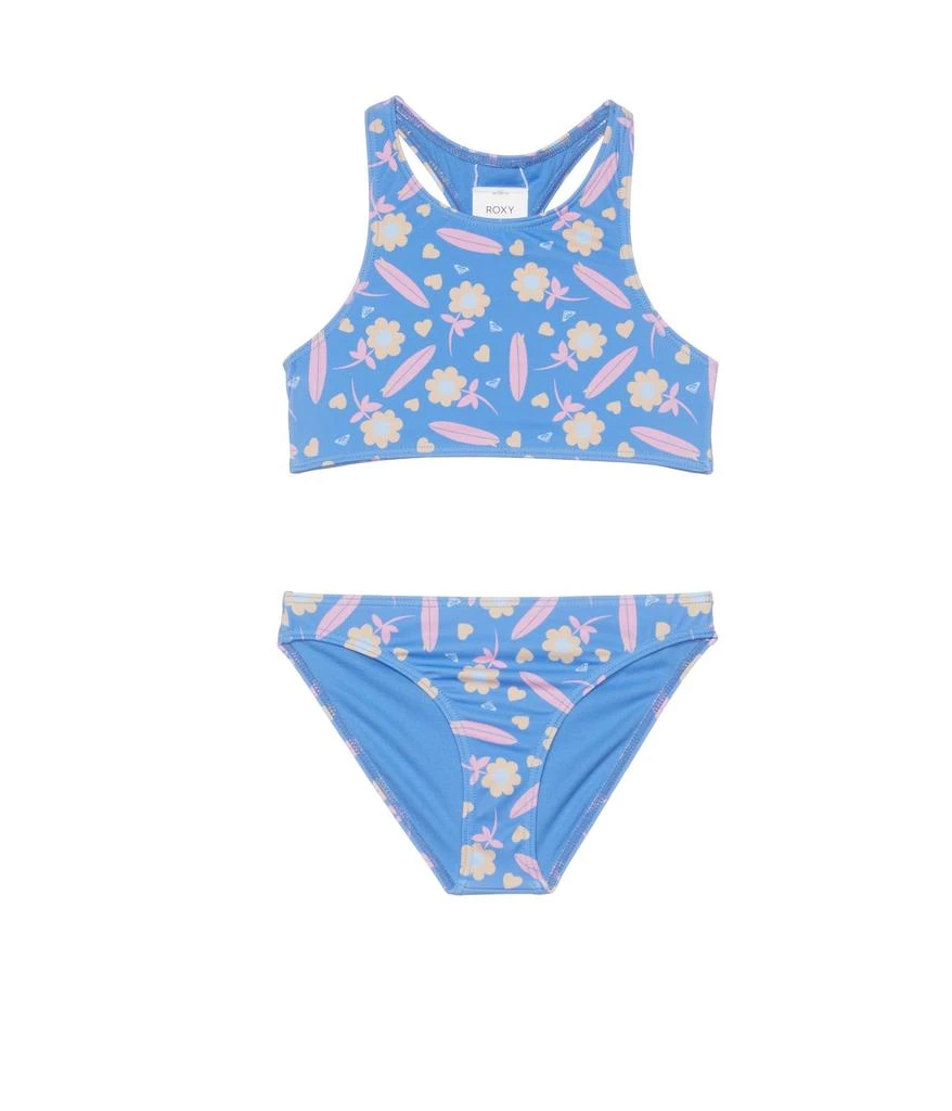 商品Roxy|Lorem Crop Top Swimsuit Set (Toddler/Little Kids/Big Kids),价格¥253,第1张图片