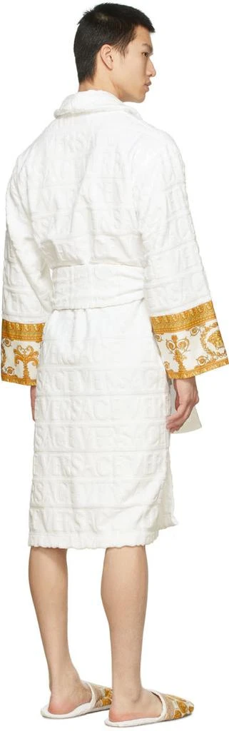商品Versace|White I Heart Baroque Robe,价格¥4645,第3张图片详细描述