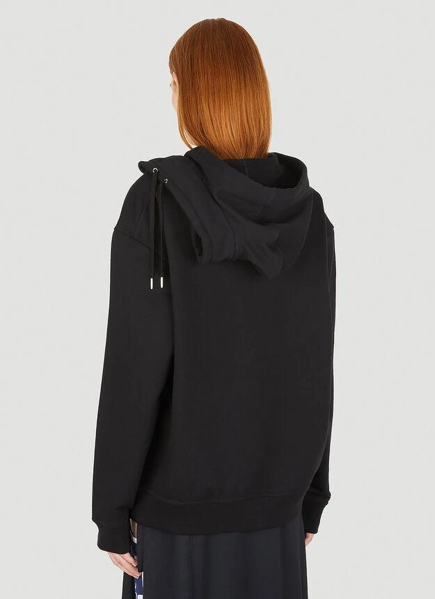 商品Y/Project|Double Neck Hooded Sweatshirt in Black,价格¥767,第4张图片详细描述