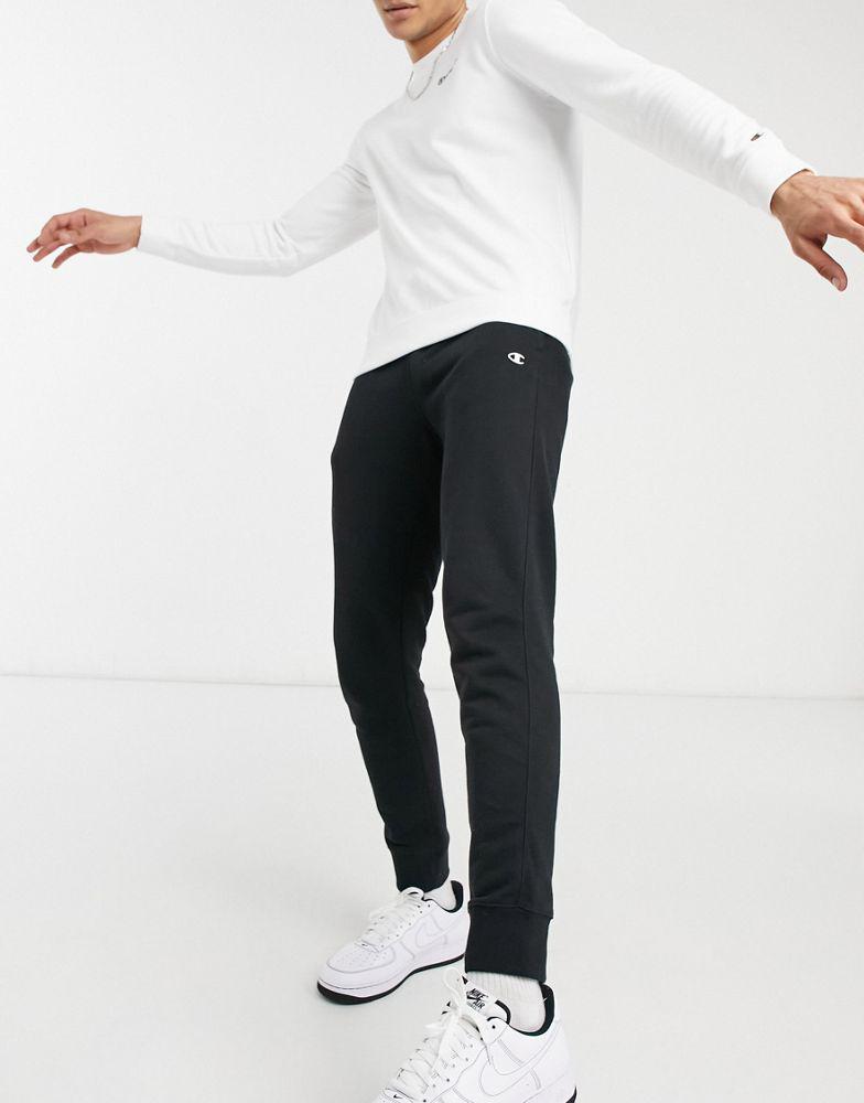 Champion small logo joggers in black商品第4张图片规格展示