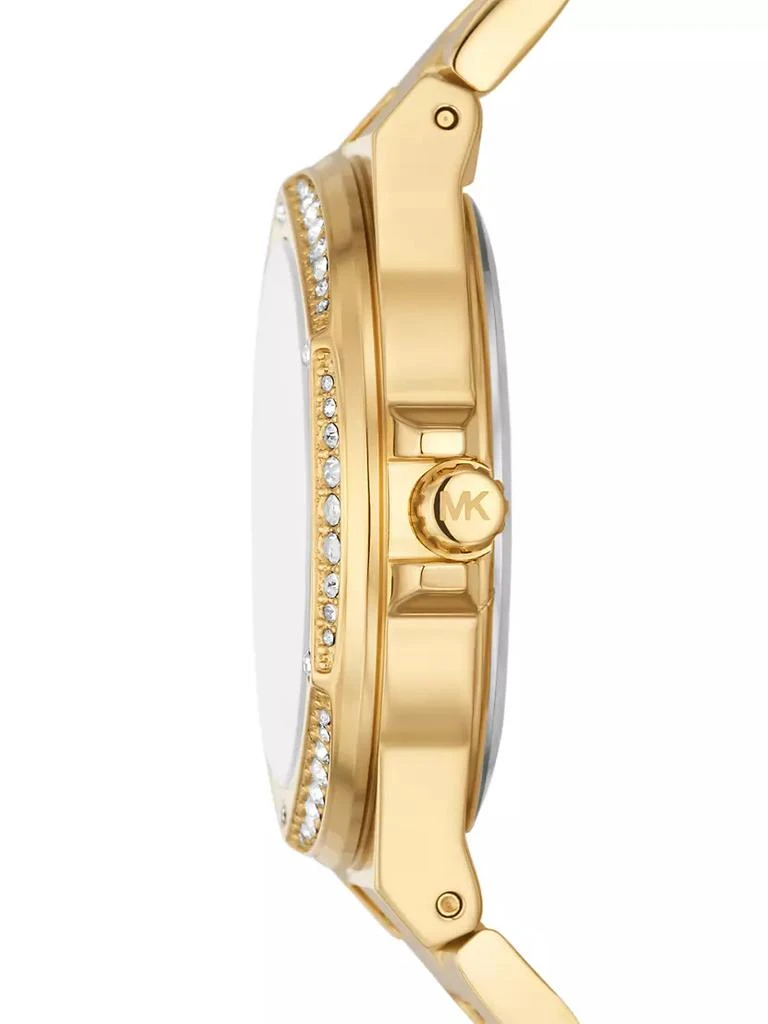 商品Michael Kors|Lennox Three-Hand Goldtone Stainless Steel Watch,价格¥2213,第3张图片详细描述