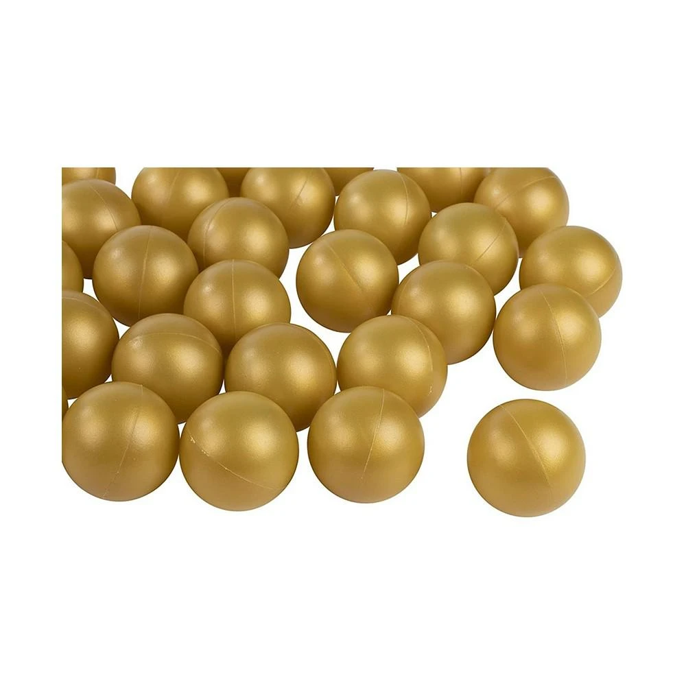 商品Juvale|Beer Pong Balls - 50-Pack Gold Ping Pong Balls, Plastic Golden Table Tennis Ball, Drinking Games Accessories, Perfect for Champagne Pong, 1.5 Inches, Fits 2-Ounce Shot Cup,价格¥121,第1张图片