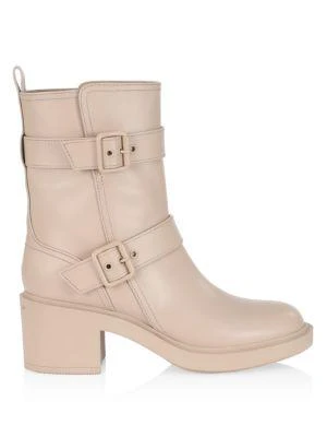 商品Gianvito Rossi|Women's Ryder Leather Mid-Calf Boots,价格¥2389,第1张图片