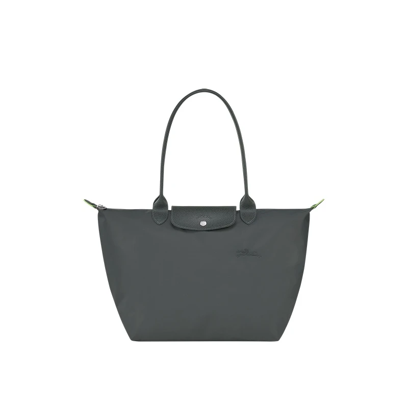 LONGCHAMP/珑骧 女士粉色帆布银色五金按扣拉链开合大号托特包 商品