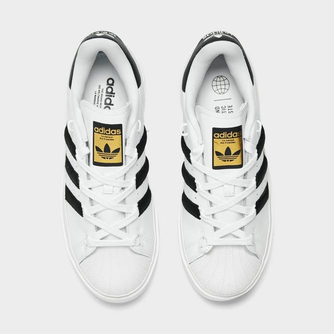 Women's adidas Originals Superstar Bonega Platform Casual Shoes商品第5张图片规格展示