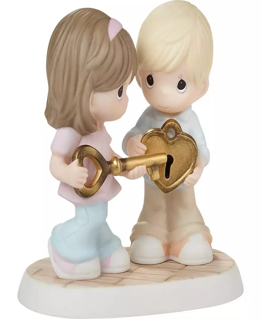 商品Precious Moments|222003 You Have The Key To My Heart Bisque Porcelain Figurine,价格¥767,第2张图片详细描述