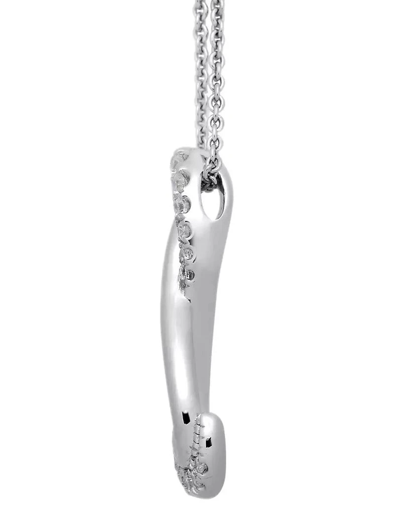 商品Macy's|Diamond Infinity Pendant Necklace (1/5 ct. t.w.) in Sterling Silver, 16" + 2" extender,价格¥1041,第2张图片详细描述
