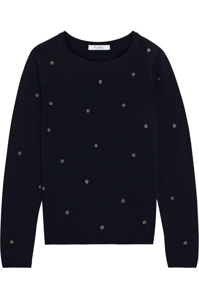 商品Max Mara|Gardena crystal-embellished wool sweater,价格¥1800,第1张图片