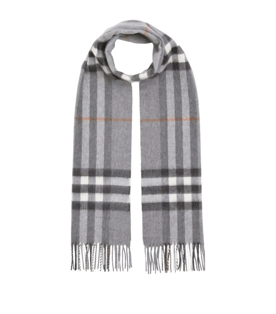 商品Burberry|The Classic Check Cashmere Scarf,价格¥4150,第1张图片